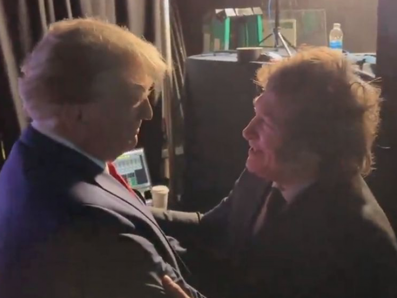 Se reúne Milei con Trump en Estados Unidos