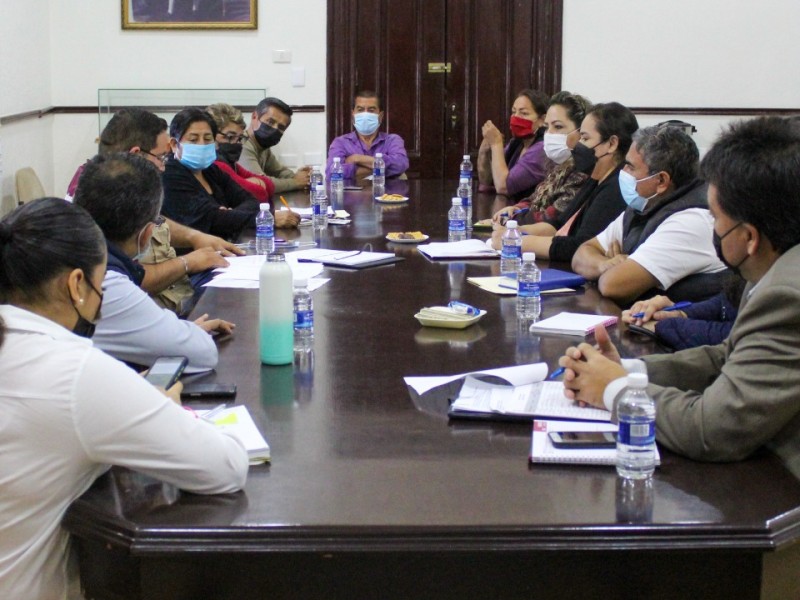 Se reúnen autoridades municipales con integrantes de Antorcha Campesina