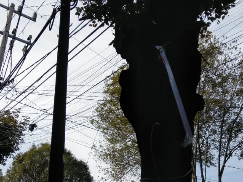 Se roban lonas de vecinos inconformes por parquímetros virtuales