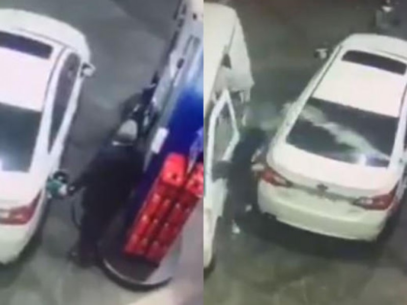 Se salva de ser asaltado rociando gasolina en los ladrones