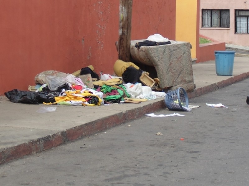 Se sancionará a quien tire basura