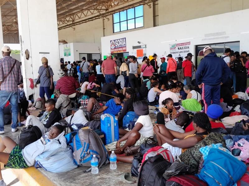 Se satura Centro de Movilidad para Migrantes en Juchitán