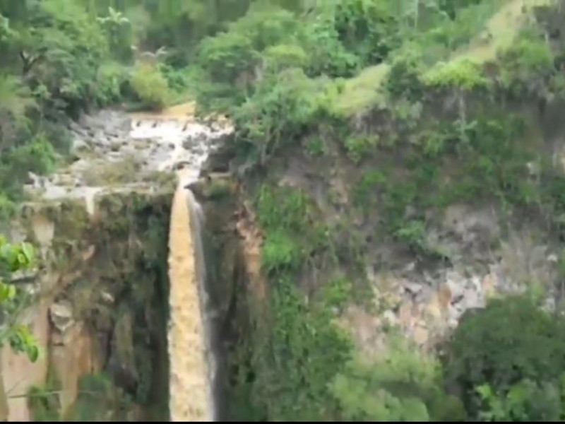 Se seca cascada Salto Grande en Chavarrillo, pobladores en alerta