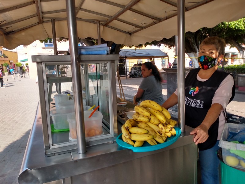 Se sienten abandonados comerciantes por el gobierno de Comonfort