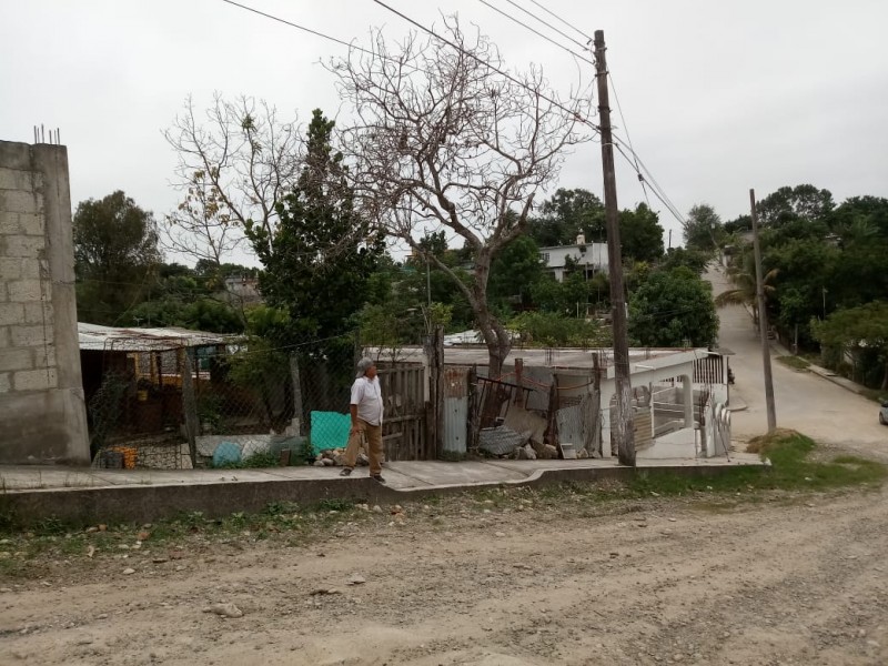 Inseguridad por falta de luminarias en colonia Guerrero
