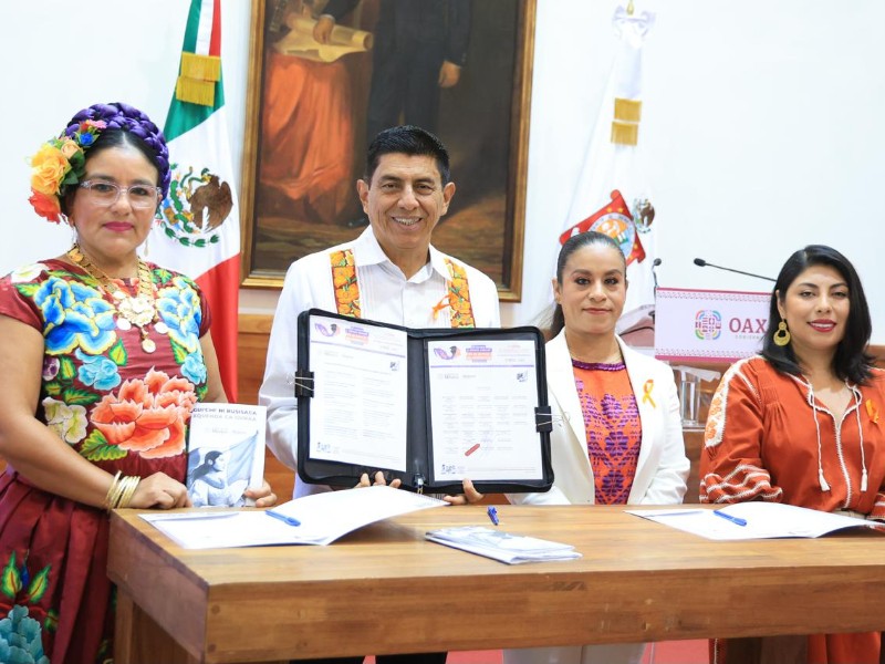 Se suma Gobierno oaxaqueño al Compromiso Nacional para erradicar violencia de género