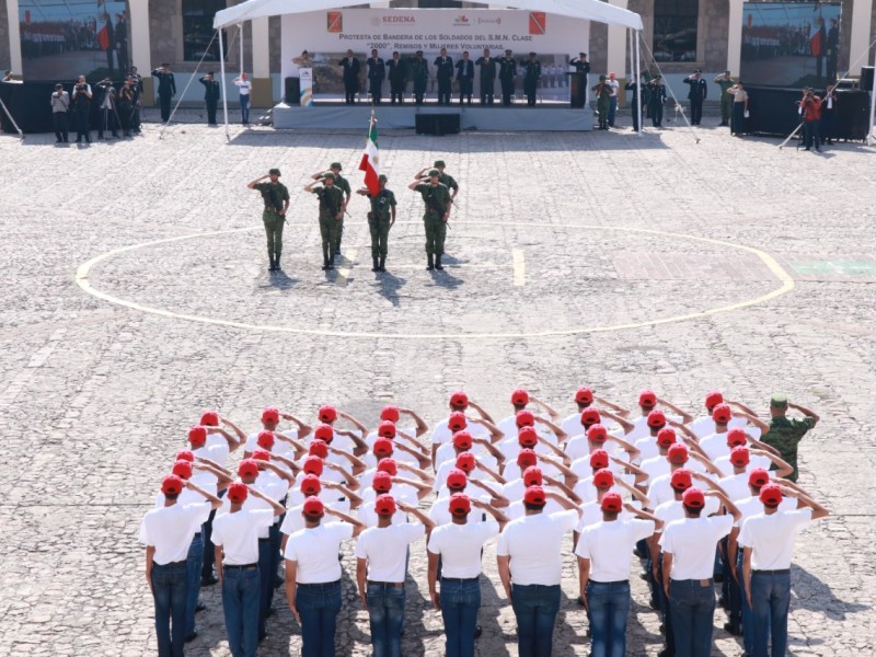 Se suman 216 jóvenes a servicio militar