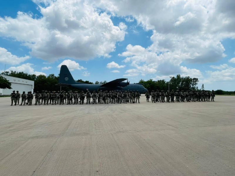 Se suman 90 elementos especiales del Ejército Mexicano al operativo en Culiacán