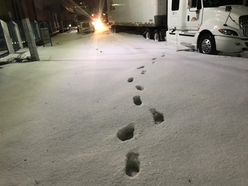 Se tapiza de blanco la ciudad por granizada