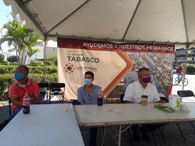 Se unen ciudadanos Nayaritas en apoyo a tabasqueños