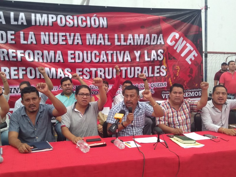 Se va a paro CNTE quieren abrogar Reforma