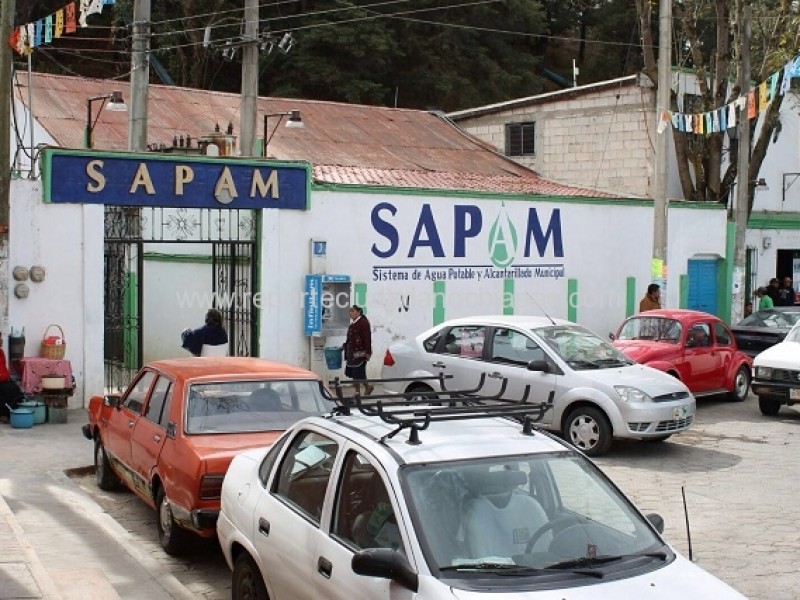 Se van a paro trabajadores del SAPAM en SCLC