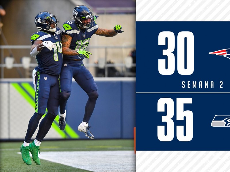 Seattle venció a Patriotas. Resumen semana 2 de la NFL.