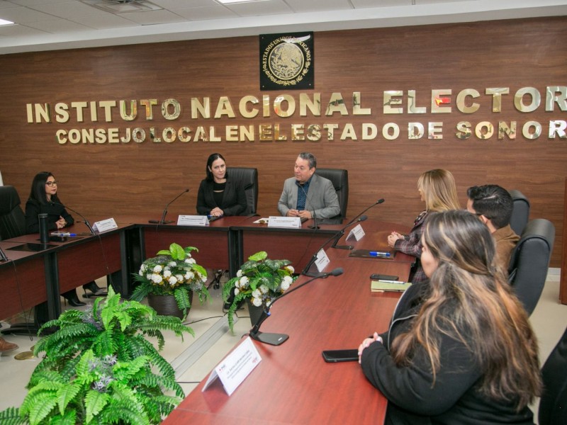 SEC Sonora e INE buscan participación de juventud en elecciones
