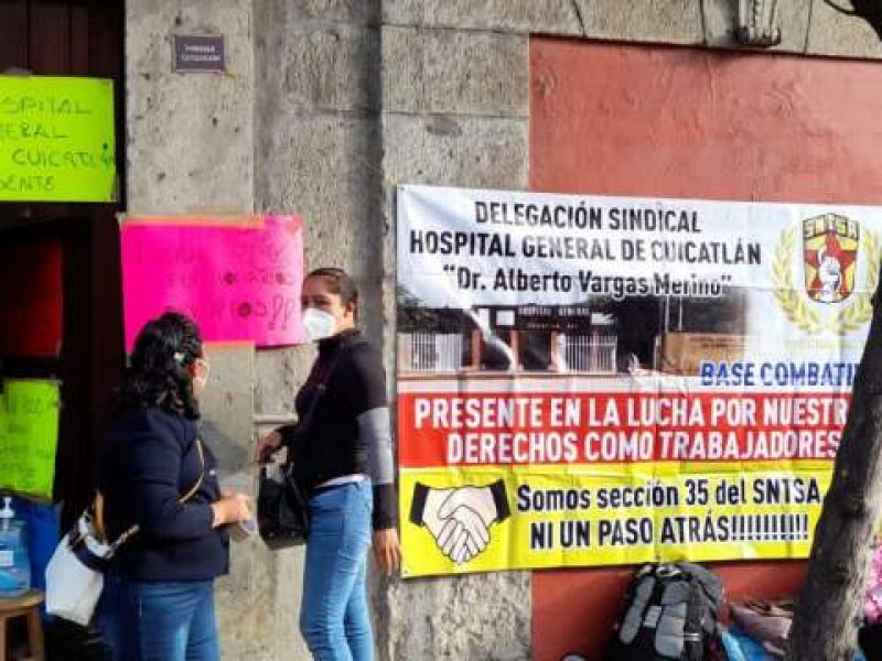 Varios hospitales sin operar por paro  de trabajadores sindicalizados