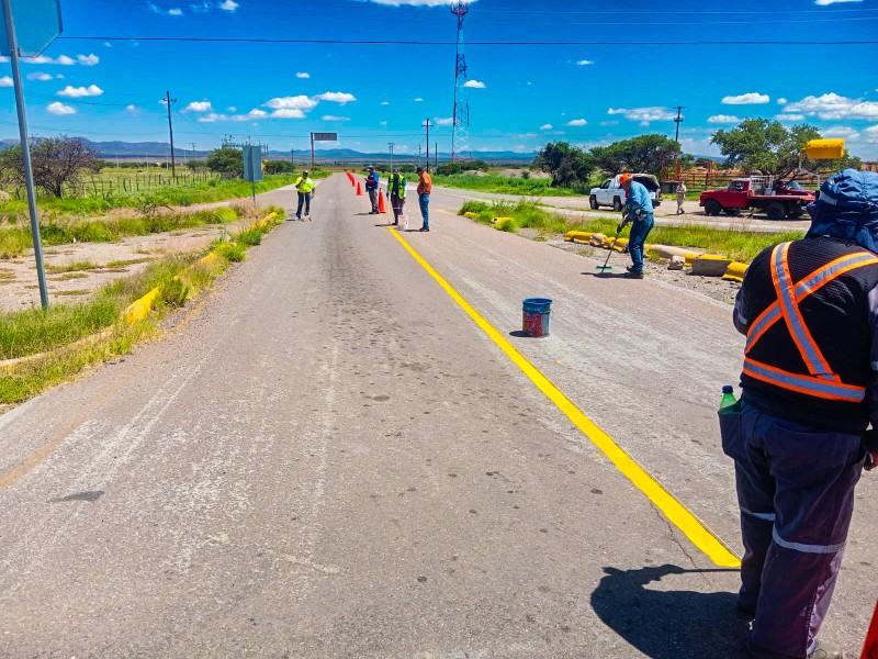 SECOPE refuerza la seguridad vial con señalización en tramo Durango-Gómez Palacio