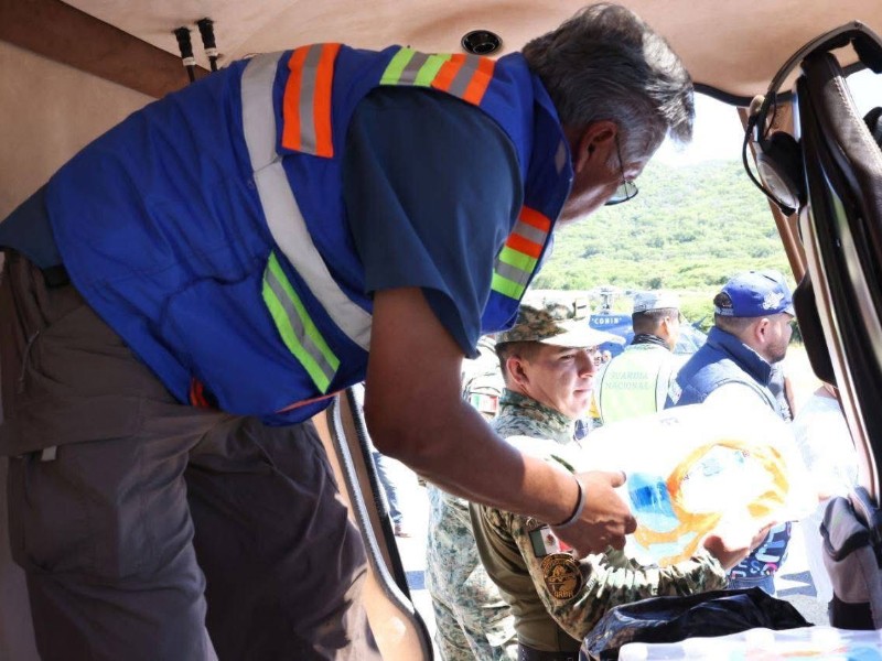 Secretaría de Desarrollo Social sigue entregando apoyos en la sierra