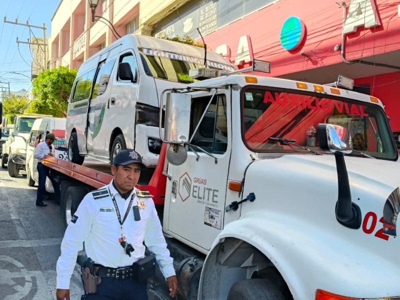 Secretaría de Movilidad realiza operativo contra transporte