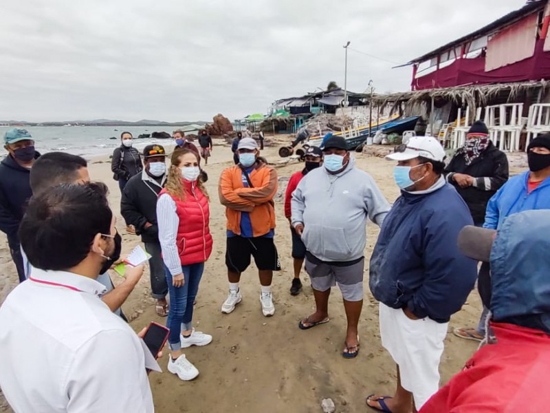 Secretaria de pesca visita a pescadores