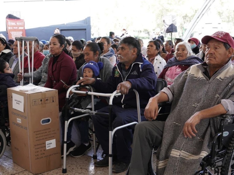 Secretaría de Salud del EDOMEX ha entregado 881 equipos de asistencia