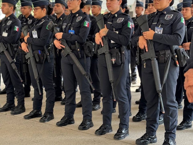 Secretaría de Seguridad Pública dotará de chalecos ergonómicos a las mujeres policías