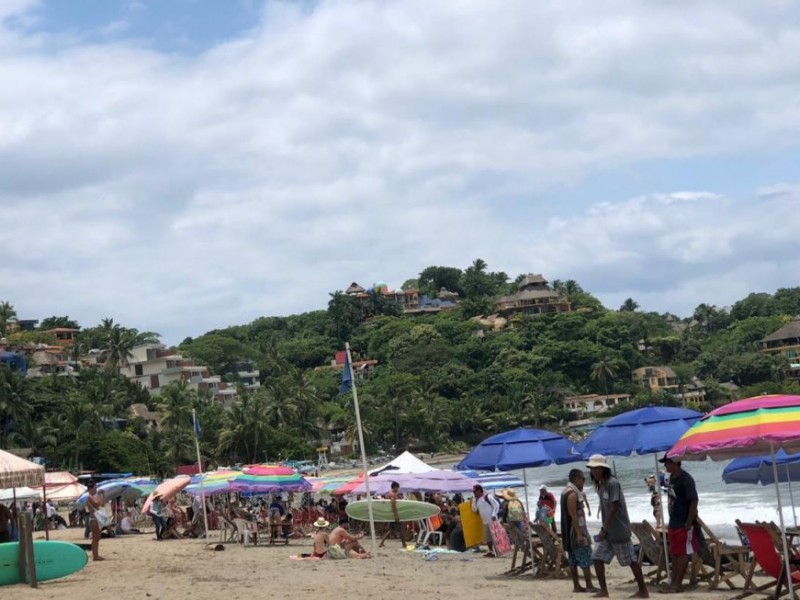 Secretaría de Seguridad rebasada por turistas en playas