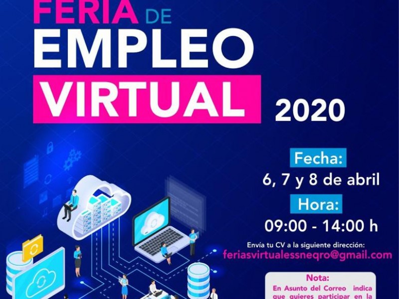 Secretaría del Trabajo organiza Feria de Empleo Virtual