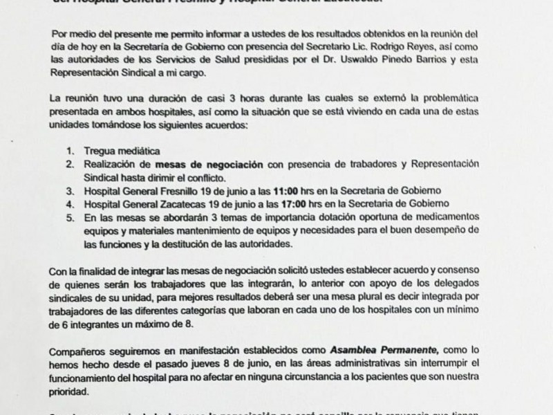 Secretario de Gobierno desmiente declaraciones de Norma Castorena