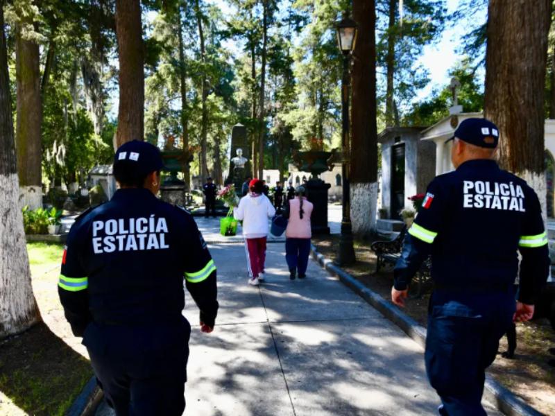 Secretaría de Seguridad despliega 1,800 elementos por Día de Muertos