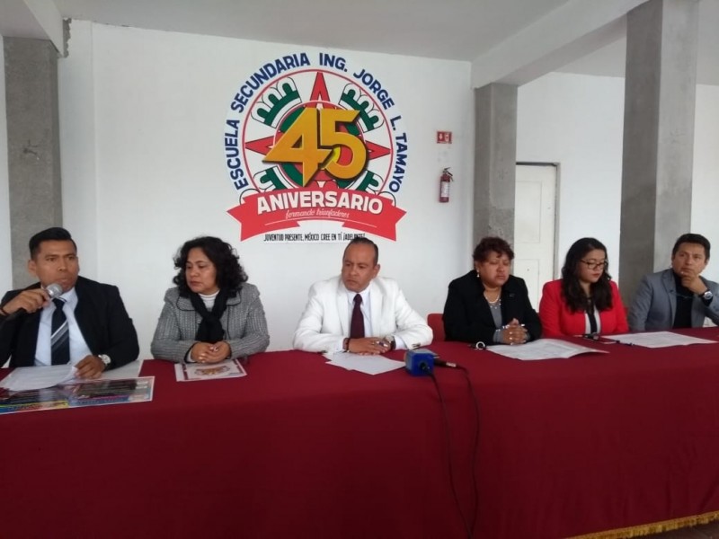 Secundaria Jorge L. Tamayo celebrará 45 aniversario