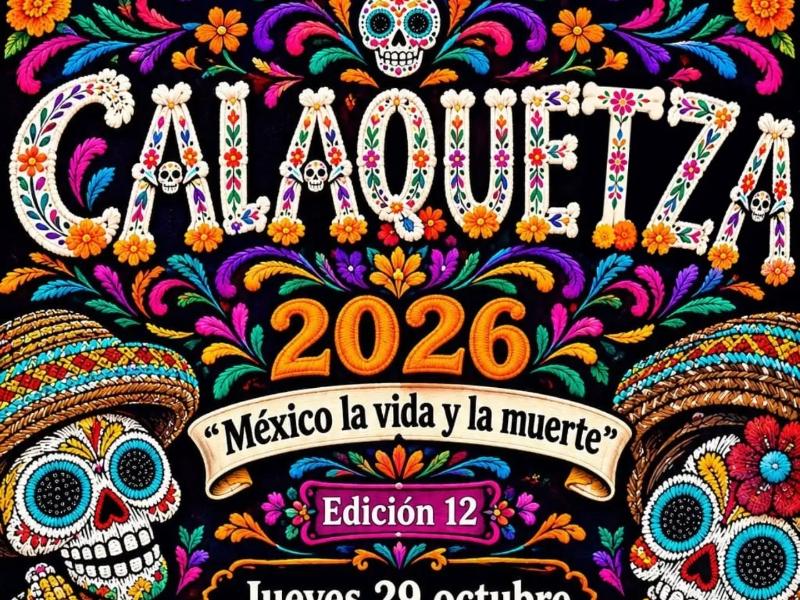 Secundaria Quetzalcóatl celebra festival de Día de Muertos y concurso de catrinas