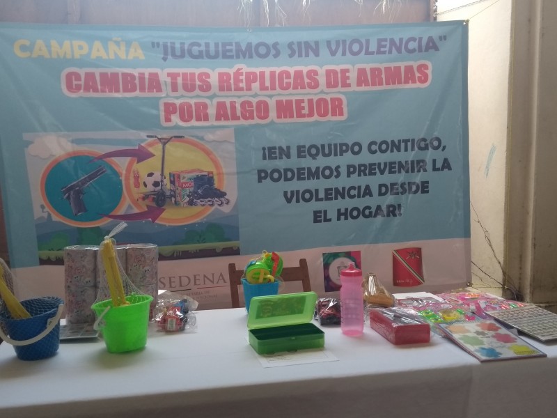 SEDENA implementa campaña Juguemos Sin Violencia