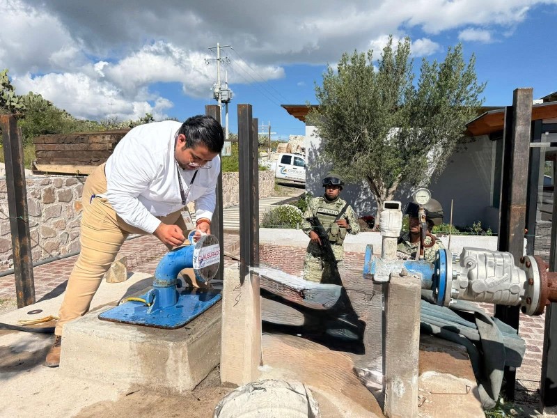 SEDENA y CONAGUA clausuran toma clandestina de agua en Ezequiel Montes