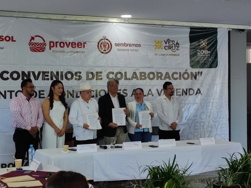 SEDESOL firma convenio con municipios para mejoramiento de viviendas