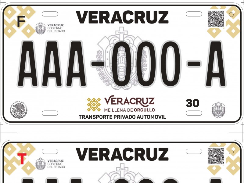 SEFIPLAN distribuye nuevas placas de Veracruz