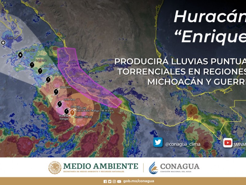 Seguirán las fuertes lluvias en Tehuacan y la región
