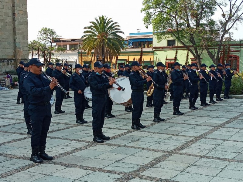 Secretaría de Seguridad Pública, con música celebra a los niños