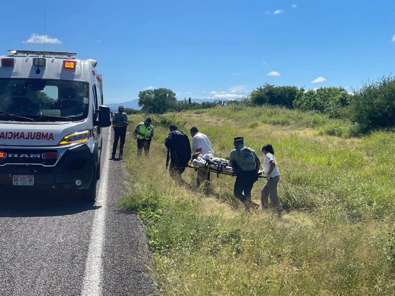 Seis lesionados tras volcadura en el tramo carretero El Triunfo-San Blas