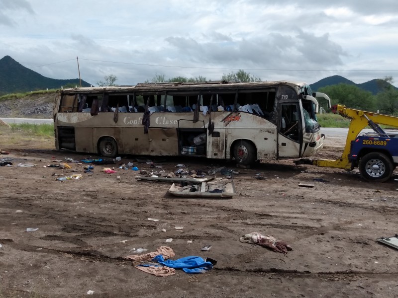 Seis muertos tras accidente carretero en Hermosillo