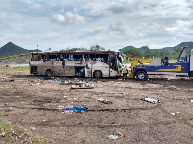 Seis muertos y 45 heridos tras accidente carretero