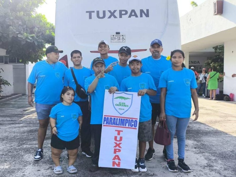 Selección paralímpica de Tuxpan rumbo al estatal CONADE Veracruz