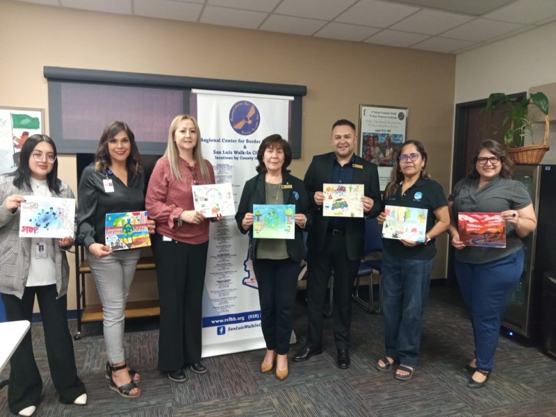 Seleccionan dibujos infantiles para el Calendario Binacional de Aire Limpio 2026