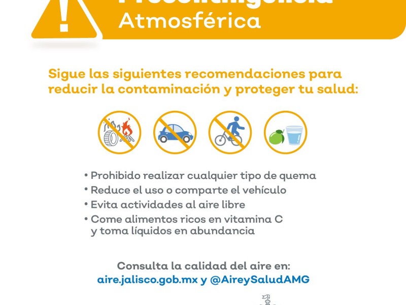 Semadet activa precontingencia atmosférica