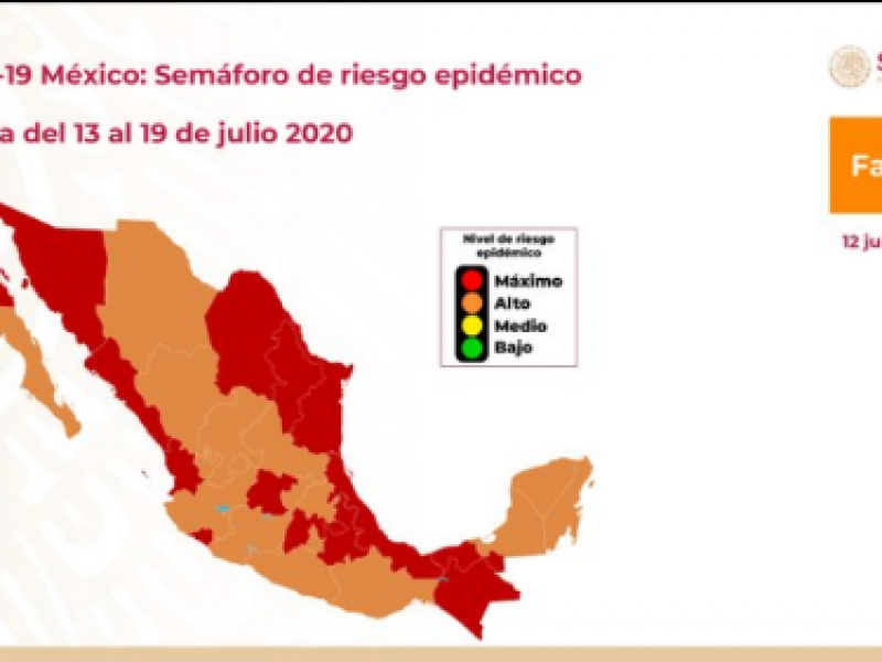 Semáforo epidemiológico se dará a conocer cada 15 días: Segob