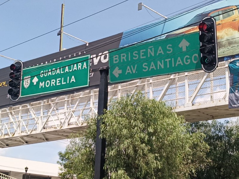 Semáforo restablecido tras accidente en Zamora