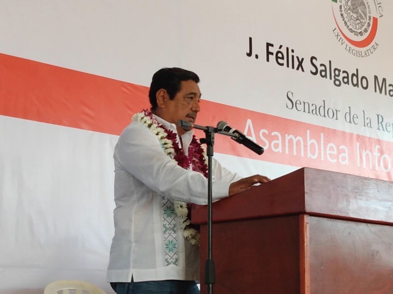 Senador Félix Salgado rinde informe de labores legislativas