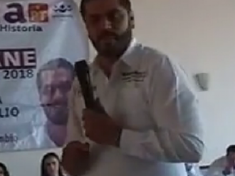 Denuncia candidato amenazas durante su campaña