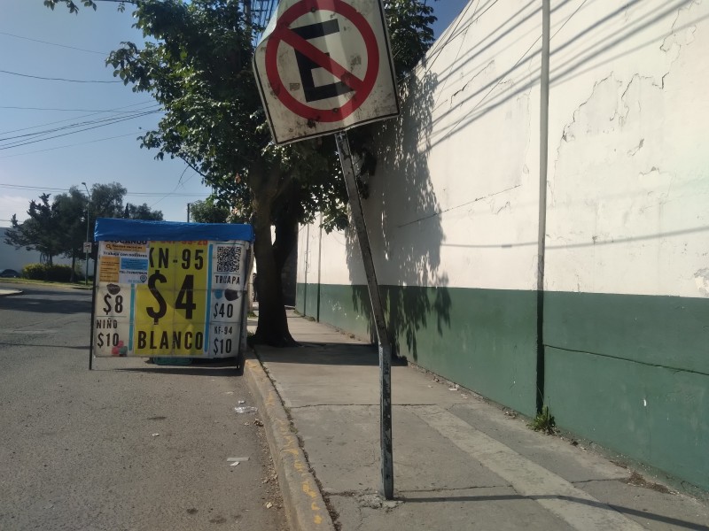 Señalamientos en malas condiciones en Toluca