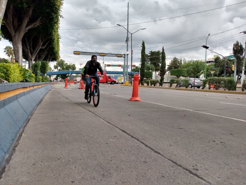 Señalética y participación continua de tránsitos; retos en ciclovía emergente