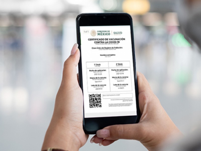 Sencillo obtener certificado de vacunación COVID-19